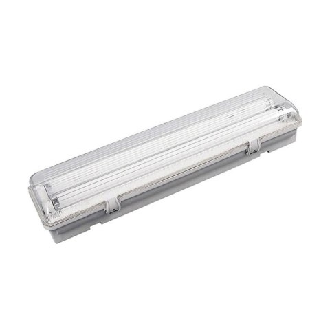 Oprawa hermetyczna LED EDM Szary 2x 18 W