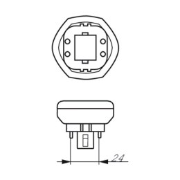 Świetlówka Philips MASTER PL-T 4 Pin Biały B 42 W 3200 Lm (3000K)