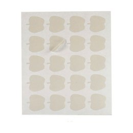 Etykiety samoprzylepne Biały 22 x 49 mm jabłko (12 Sztuk)
