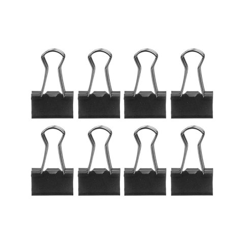 Klamerki Pincello Czarny Metal Clip Mały (24 Sztuk)