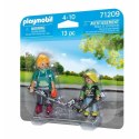 Playset Playmobil 71209 13 Części Hokeista Duo