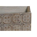 Wielofunkcyjny organizer DKD Home Decor Biały Naturalny Drewno mango 32 x 13 x 21 cm (12 Sztuk)