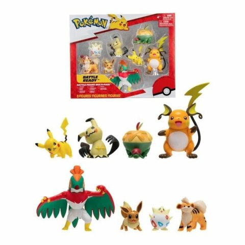 Figurki Superbohaterów Bandai Pokémon Set 8 Części