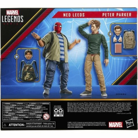 Figurki Superbohaterów Hasbro Legends Series Spider-Man 60th Anniversary Peter Parker & Ned Leeds