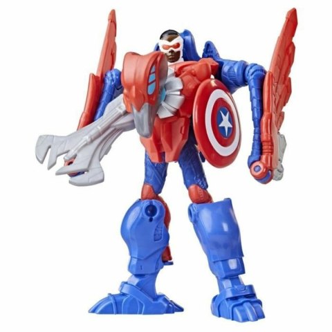 Figurki Superbohaterów Marvel Mechstrike Mechasaurs: Captain America & Redwing