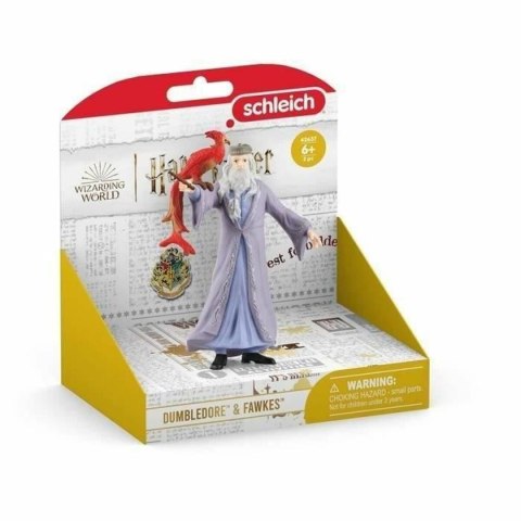 Figurki Superbohaterów Schleich Albus Dumbledore & Fawkes