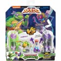 Figurki wojowników Teenage Mutant Ninja Turtles Legends of Akedo: Donatello vs Baxter Stockman