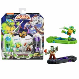 Figurki wojowników Teenage Mutant Ninja Turtles Legends of Akedo: Leonardo vs Rocksteady