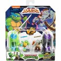 Figurki wojowników Teenage Mutant Ninja Turtles Legends of Akedo: Leonardo vs Rocksteady