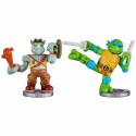 Figurki wojowników Teenage Mutant Ninja Turtles Legends of Akedo: Leonardo vs Rocksteady