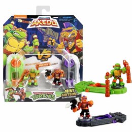 Figurki wojowników Teenage Mutant Ninja Turtles Legends of Akedo: Michelangelo vs Evil Bepop