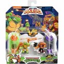 Figurki wojowników Teenage Mutant Ninja Turtles Legends of Akedo: Michelangelo vs Evil Bepop