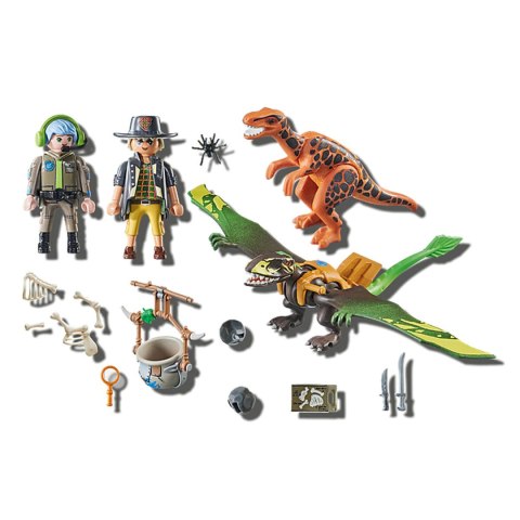 Playset Playmobil Dino Rise - Dimorphodon and Rangers 71263 30 Części