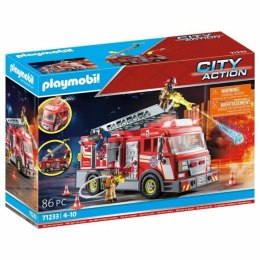 Playset Playmobil Fire Truck City Action 1 Części