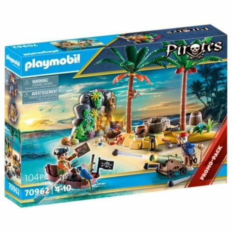 Playset Playmobil Pirates island - Treasure Island Adventure 70962 104 Części