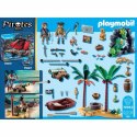 Playset Playmobil Pirates island - Treasure Island Adventure 70962 104 Części