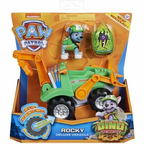 Pojazd The Paw Patrol Rocky Dino Rescue Playset Figurka