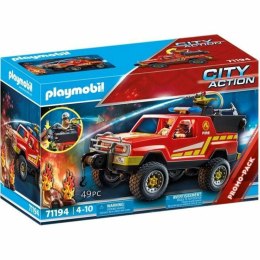 Zestaw Samochodów Playmobil City Action - Pickup and firefighter 71194 49 Części