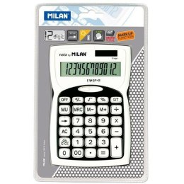 Kalkulator Milan Biały Czarny 15,2 x 10 x 3,7 cm