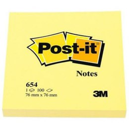 Karteczki przyklejane Post-it CANARY YELLOW Żółty 7,6 x 7,6 cm 36 Sztuk 36 Części 76 x 76 mm