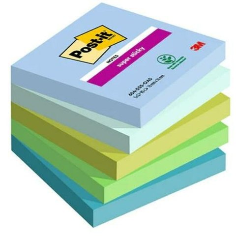 Karteczki przyklejane Post-it Super Sticky Wielokolorowy 5 Części 76 x 76 mm