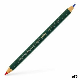 Ołówek Faber-Castell 873 Color Niebieski Czerwony (12 Sztuk)