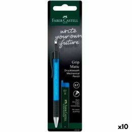 Ołówek mechaniczny Faber-Castell Grip Matic Niebieski 0,7 mm (10 Sztuk)