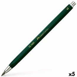 Ołówek mechaniczny Faber-Castell Tk 9400 3 Kolor Zielony (5 Sztuk)