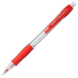 Ołówek mechaniczny Pilot Super Grip Czerwony 0,5 mm (12 Sztuk)