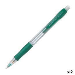 Ołówek mechaniczny Pilot Super Grip Kolor Zielony 0,5 mm (12 Sztuk)