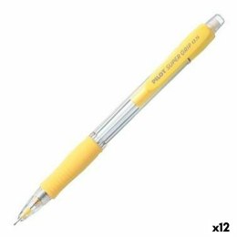 Ołówek mechaniczny Pilot Super Grip Żółty 0,5 mm (12 Sztuk)
