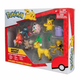 Figurki Superbohaterów Pokémon Pikachu, Sneasel, Magikarp, Abra, Rockruff, Ditto, Bayleef & Jigglypuff