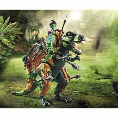 Playset Playmobil Dino Rise - Tyrannosaurus and soldier 71261 83 Części