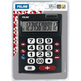 Kalkulator Milan Czarny 22,5 x 14 x 3 cm