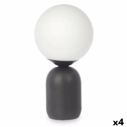 Lampa stołowa Lopta 40 W Biały Czarny Ceramika 15 x 28,5 x 15 cm (4 Sztuk)