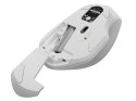 Mysz bezprzewodowa Siskin 2 1600 DPI Bluetooth 5.0 + 2.4GHz, biała