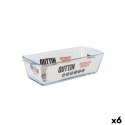 Naczynie do Piekarnika Quttin Szkło Prostokątny 825 ml 23,1 x 10 x 6,1 cm (6 Sztuk)