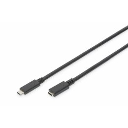 Kabel USB-C Digitus AK-300210-007-S Czarny 70 cm