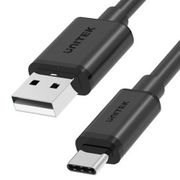 Kabel USB-C do USB Unitek Y-C480BK Biały 25 cm