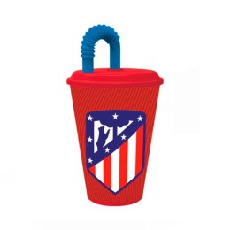 Kubek z przykrywką Atlético Madrid Plastikowy