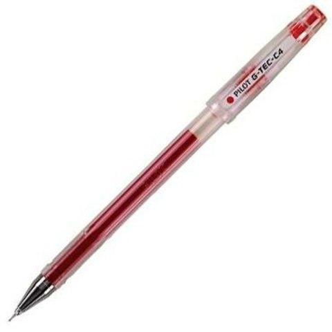 Długopis żelowy Pilot G-TEC C4 Czerwony 0,2 mm (12 Sztuk)