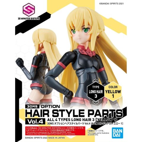 Akcesoria Bandai OPTION HAIR STYLE PARTS VOL.4 ALL 4 TYPES