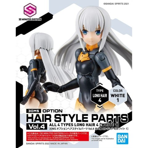 Akcesoria Bandai OPTION HAIR STYLE PARTS VOL.4 ALL 4 TYPES