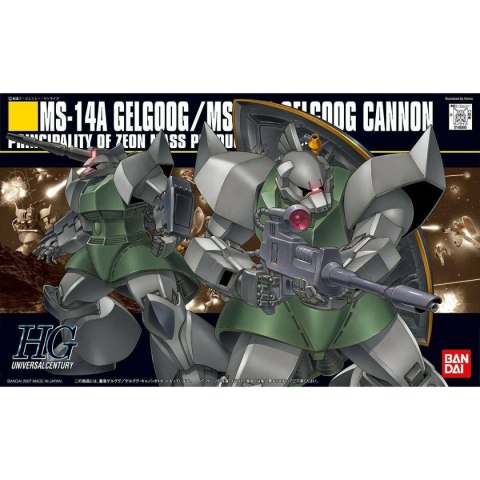 Figurka kolekcjonerska Bandai 1/144 MS-14A GELGOOG/MS-14C GELGOOG CANNON
