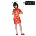 Kostium dla Dzieci Chinka Czerwony - 3-4 lata