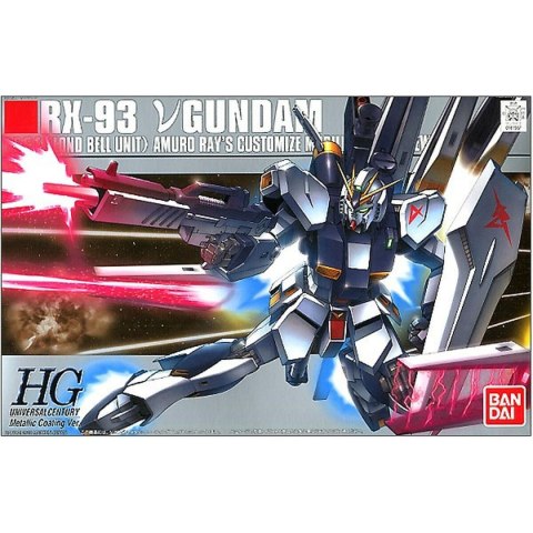 Figurka kolekcjonerska Bandai 1/144 RX-93 NU GUNDAM METALLIC COATING