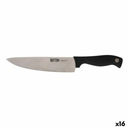 Nóż kuchenny Quttin Dynamic Czarny Srebrzysty 20 cm (16 Sztuk)
