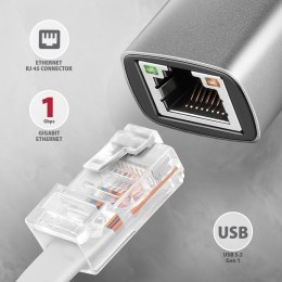 ADE-TXCA Karta sieciowa Gigabit Ethernet adapter, USB-C (USB-A redukcja) 3.2 Gen 1, instalacja automatyczna