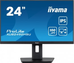 Monitor 23.8 cala XUB2492HSU-B6 IPS,HDMI,DP,100Hz,PIVOT,USB,HAS/150mm