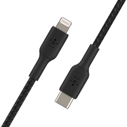 Kabel USB-C do Lightning Belkin CAA004BT1MBK 1 m Czarny
